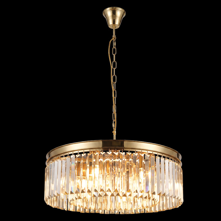 230v 40W E14 Clear Crystal Round Chandelier