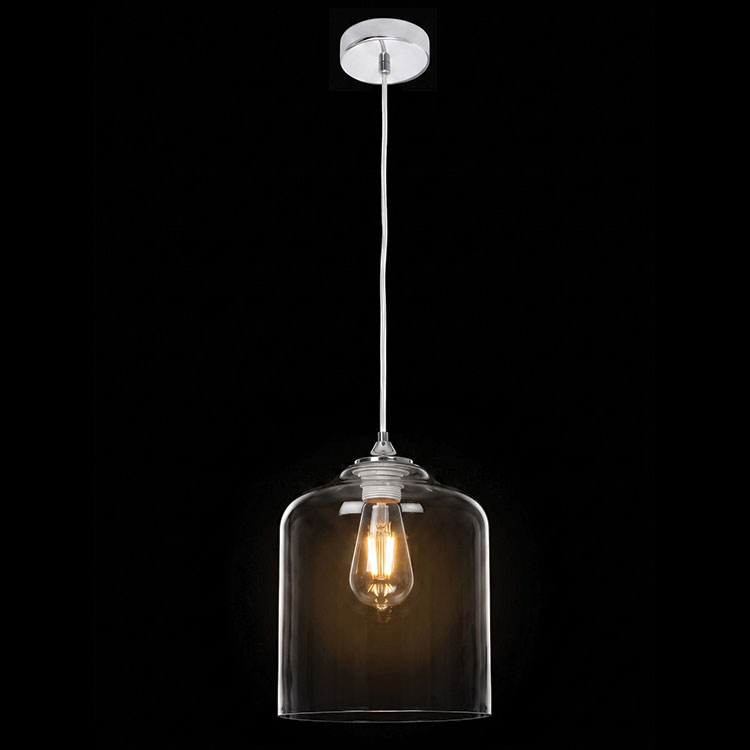230v 60W E27 Bell Jar Glass Pendant