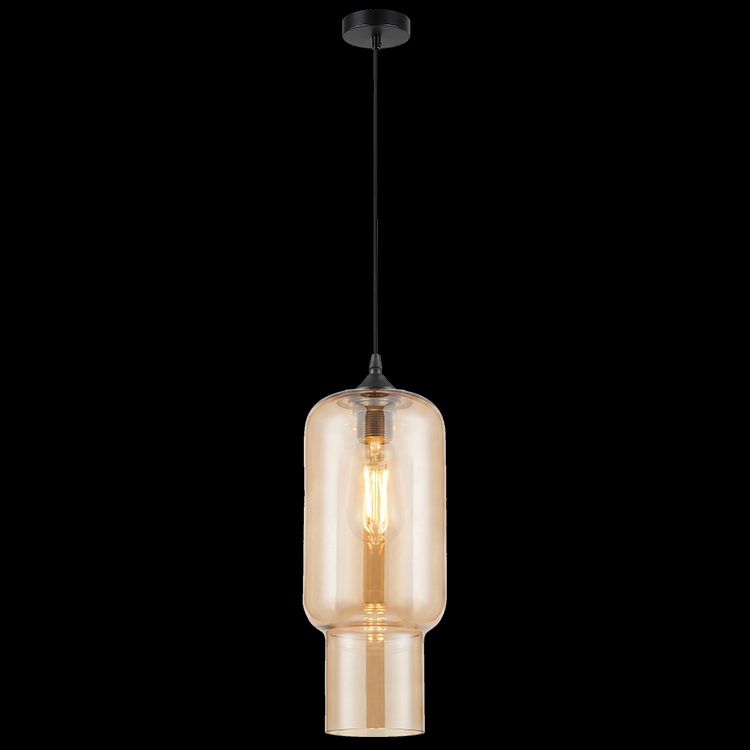 230v 60W E27 Cylinder Glass Pendant