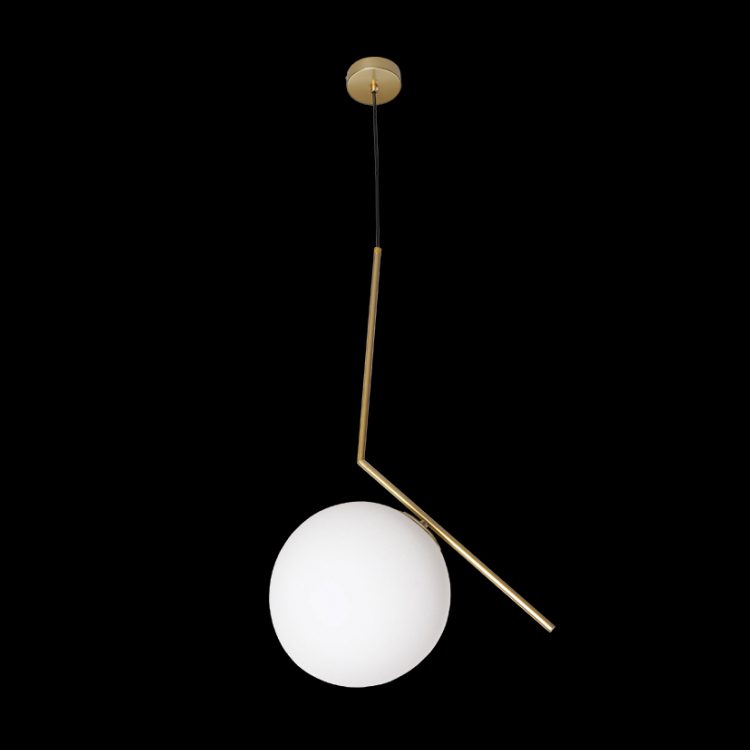 Satin gold branch pendant light E27 large modern ceiling fixture