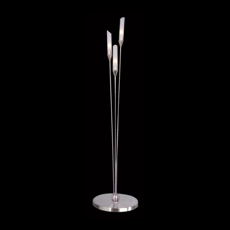G4 bi-pin tube glass table lamp with hand dimmer