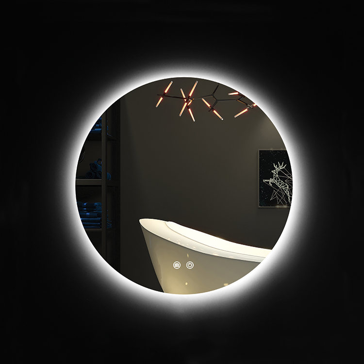 24W 59cm round LED mirror light modern bathroom vanity mirror South Africa
