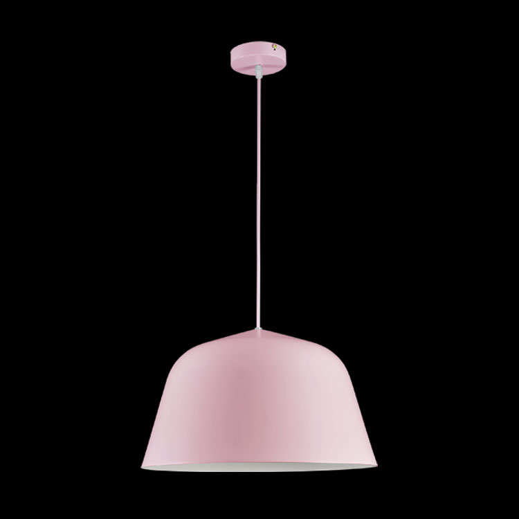 230v 40W E27 Cupcake Metal Pendant, Pink