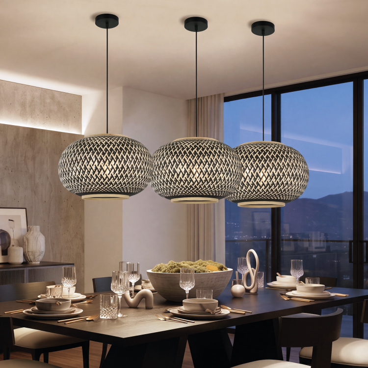 Bamboo & Rattan Light Fittings